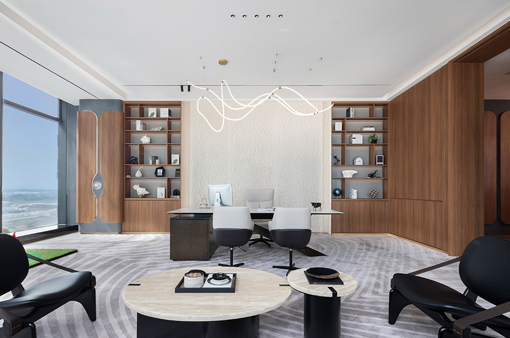 董事長(zhǎng)辦公室裝修效果圖