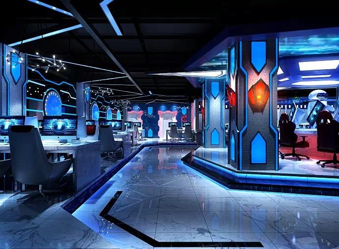 如何提升網(wǎng)咖裝修檔次？網(wǎng)咖設(shè)計效果圖