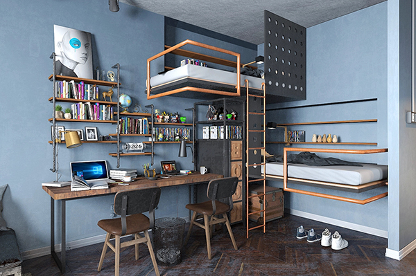 工業(yè)風(fēng)適合廠房宿舍裝修嗎？來看裝修公