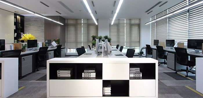 高端寫字樓辦公室辦公區(qū)設(shè)計效果圖