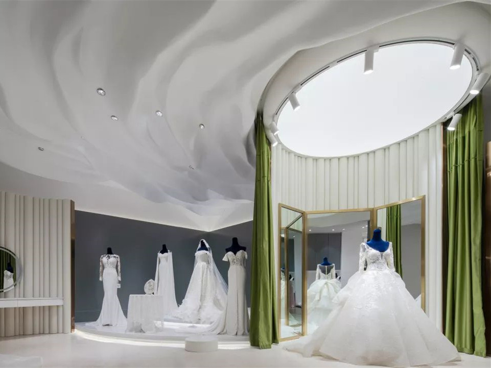 高端唯美婚紗店裝修效果圖