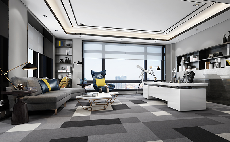 董事長(zhǎng)辦公室裝修效果圖