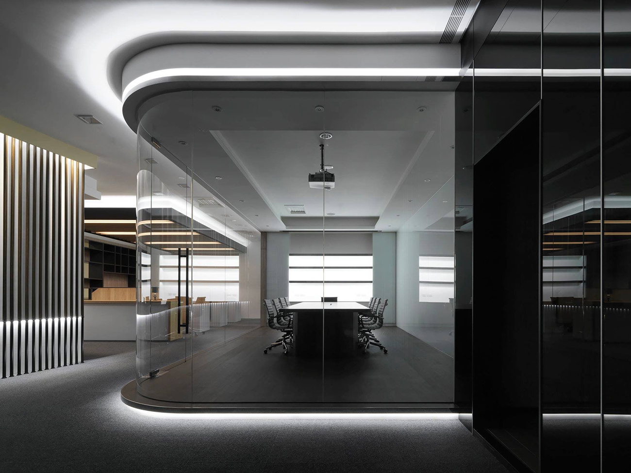 1000平寫字間辦公室裝修設(shè)計(jì)圖