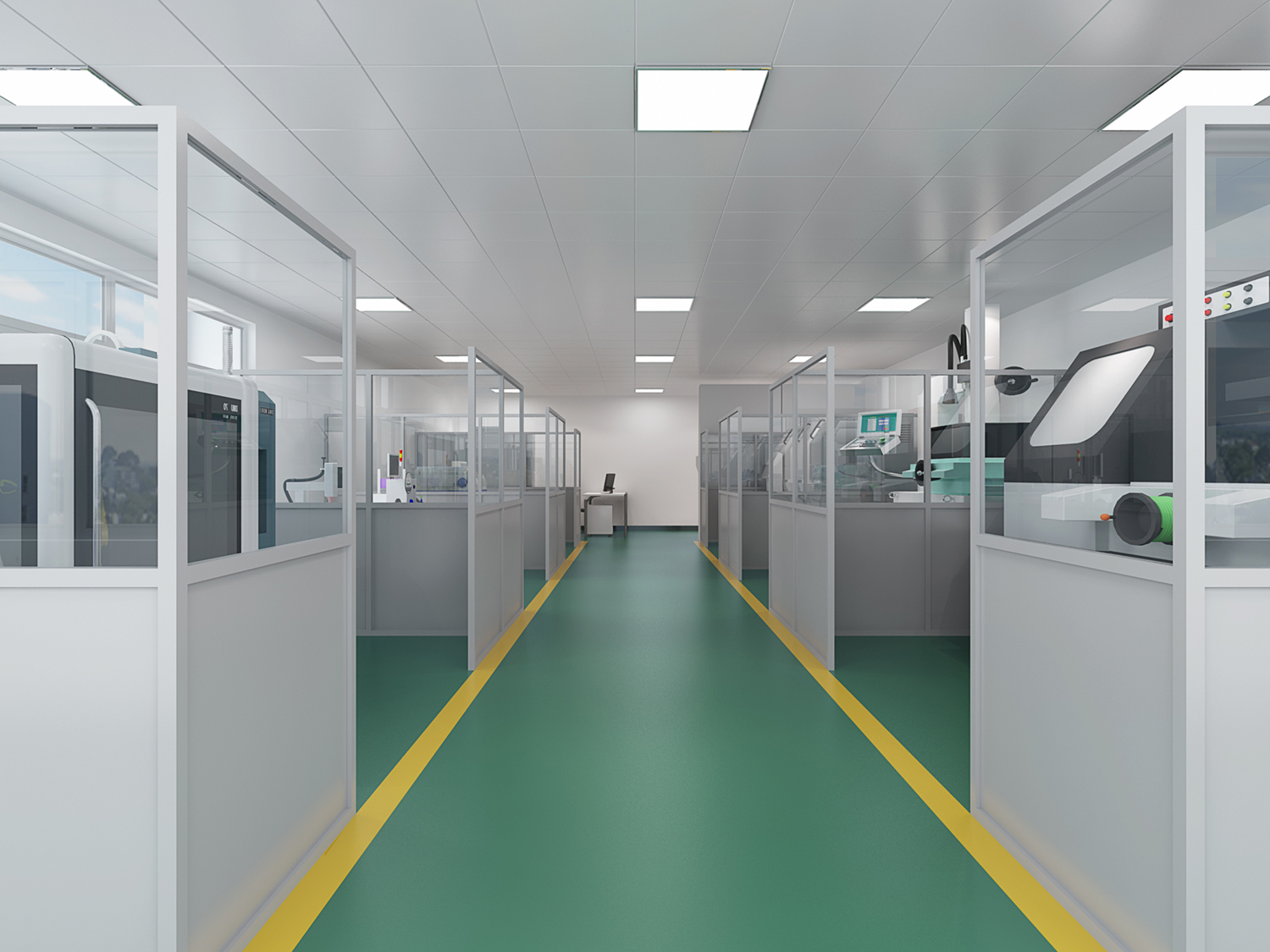 園區(qū)廠房辦公樓裝修設(shè)計效果圖