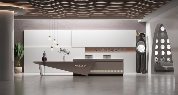 辦公室前臺(tái)背景墻裝修設(shè)計(jì)的黃金法則：從LOGO到燈光的進(jìn)階指南