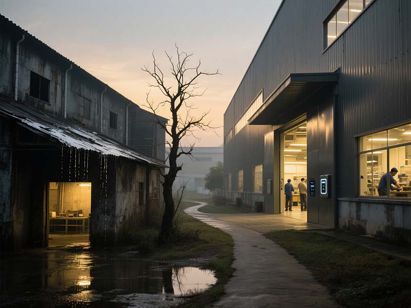 舊廠(chǎng)房結(jié)構(gòu)與新廠(chǎng)房結(jié)構(gòu)