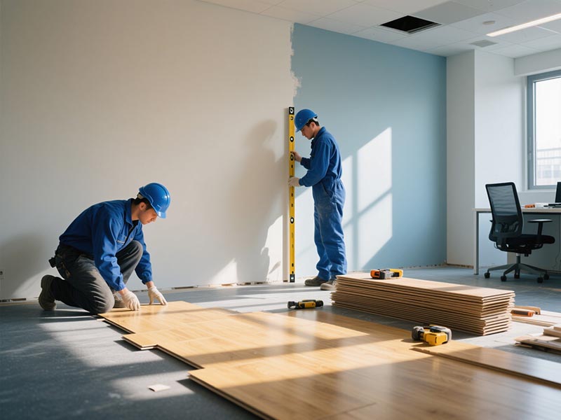 辦公室墻面復(fù)原裝修