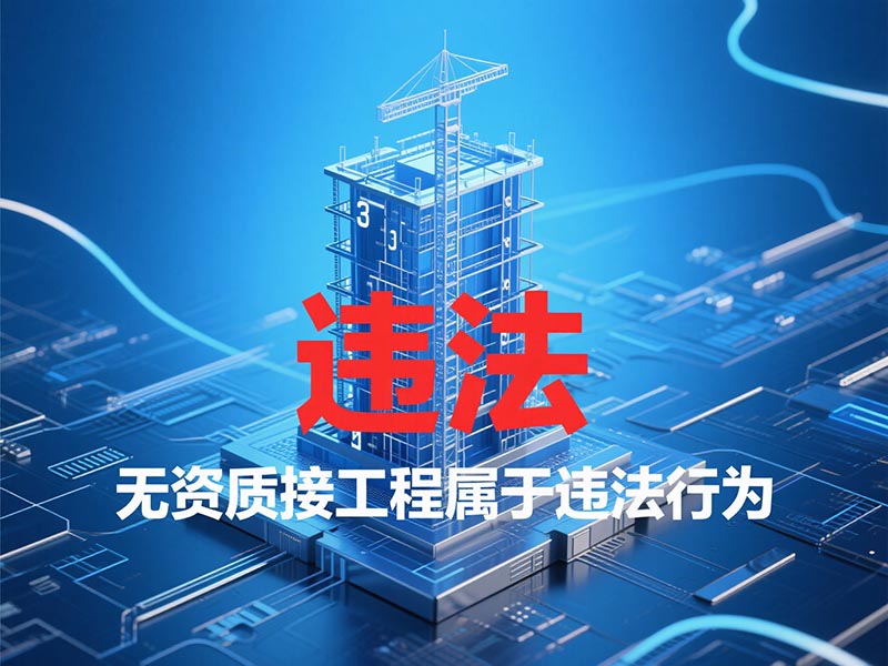 無(wú)資質(zhì)接工程屬于 “違法行為”